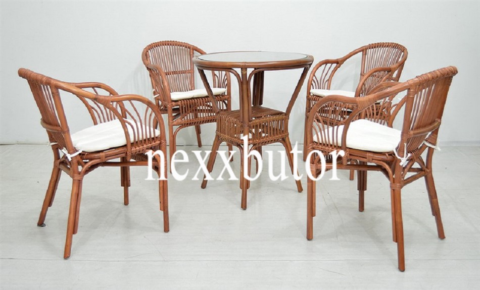Rattan étkező  | 4.sz. BOGOTA  | cseresznye szín| Nexx Rattan