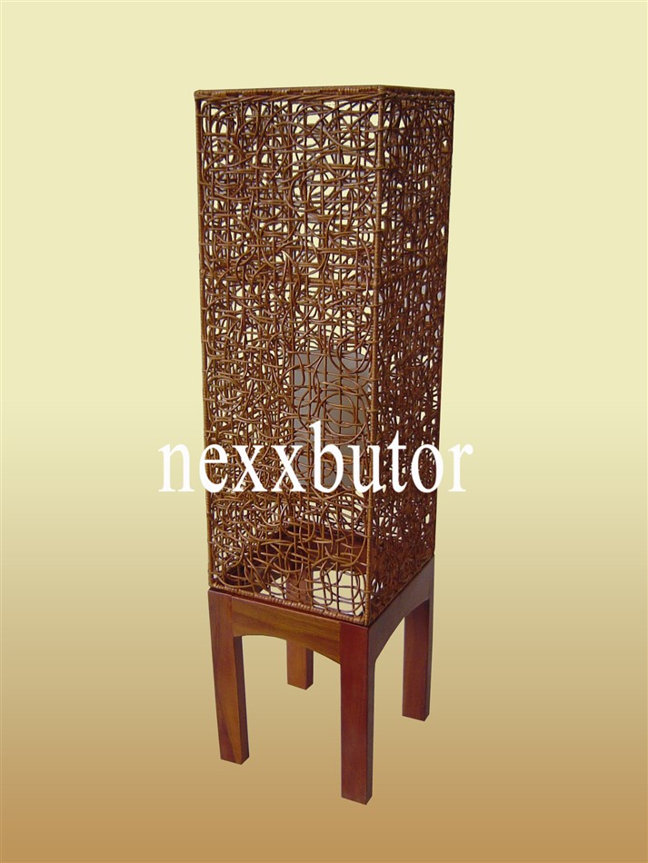 Rattan Négyszögletes lámpabúra | LM-22 | rattan bútor