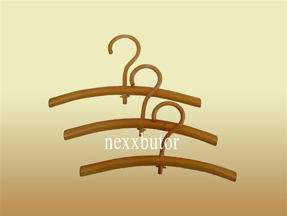 Rattan vállfa | HG-1 |  3db, rattan vállfa | Nexx Bútor
